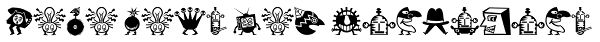 Mini Pics Lil Creatures Font