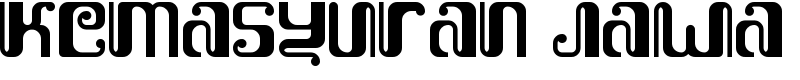 Kemasyuran Jawa Font