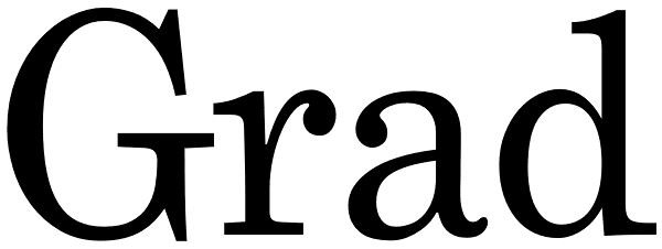 Grad Font