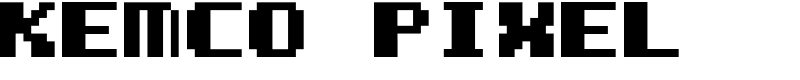 Kemco Pixel Font