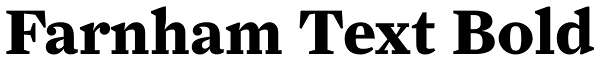 Farnham Text Bold Font