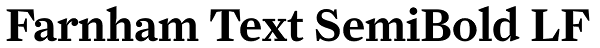 Farnham Text SemiBold LF Font