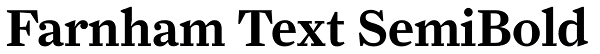 Farnham Text SemiBold Font