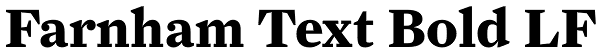 Farnham Text Bold LF Font