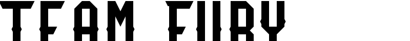 Team Fury Font