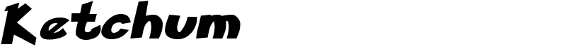 Ketchum Font