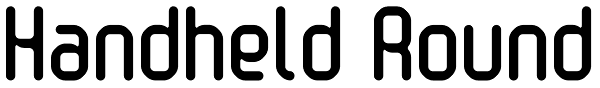 Handheld Round Font