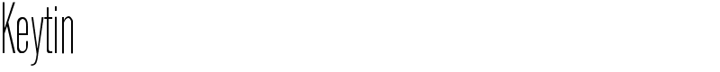 Keytin Font