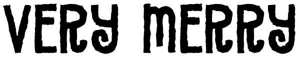 Very Merry Font