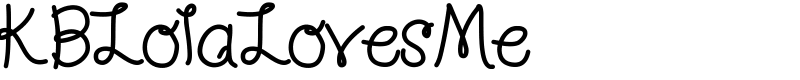 KBLolaLovesMe Font