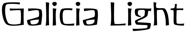 Galicia Light Font