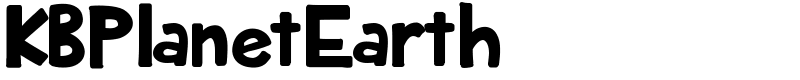 KBPlanetEarth Font