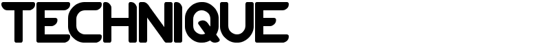TECHNIQUE Font