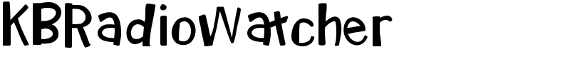KBRadioWatcher Font