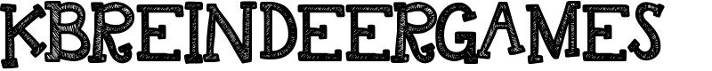 KBREINDEERGAMES Font