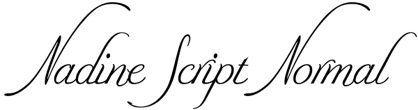 Nadine Script Normal Font