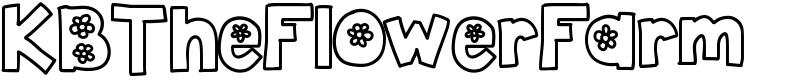 KBTheFlowerFarm Font