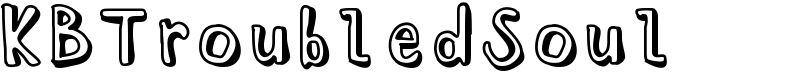 KBTroubledSoul Font