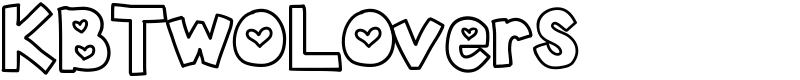KBTwoLovers Font