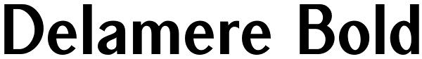 Delamere Bold Font