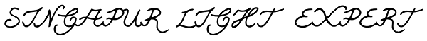 Singapur Light Expert Font
