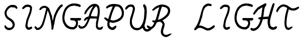 Singapur Light Font