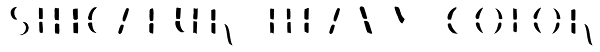 Singapur Heavy Color Font