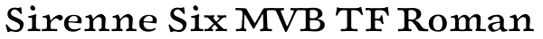 Sirenne Six MVB TF Roman Font