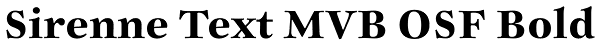 Sirenne Text MVB OSF Bold Font
