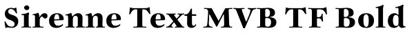 Sirenne Text MVB TF Bold Font