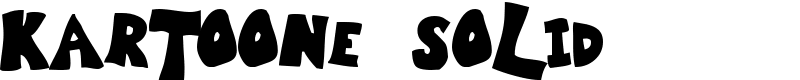 Kartoone Solid Font