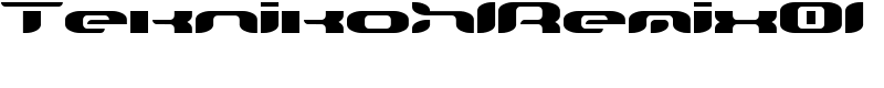 TeknikohlRemix01 Font