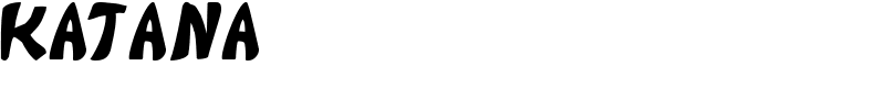 Katana Font