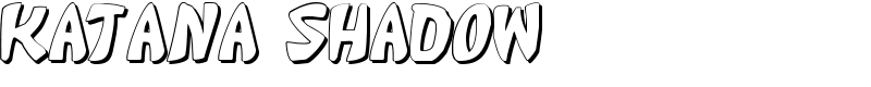 Katana Shadow Font