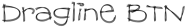 Dragline BTN Font