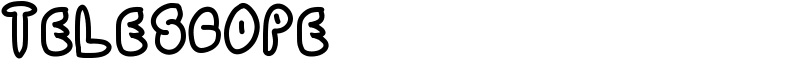 TELESCOPE Font