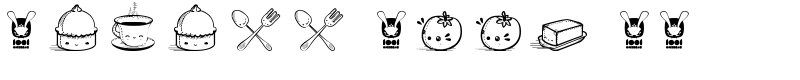 Kawaii Food II Font