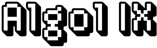 Algol IX Font