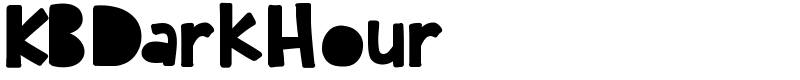 KBDarkHour Font
