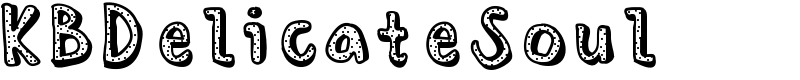KBDelicateSoul Font