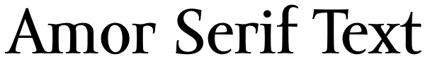 Amor Serif Text Font