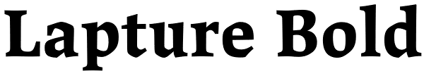 Lapture Bold Font