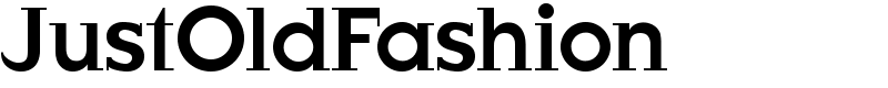 JustOldFashion Font