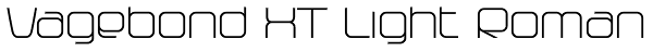 Vagebond XT Light Roman Font