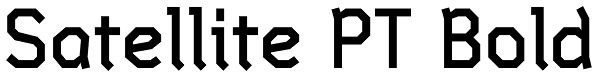 Satellite PT Bold Font