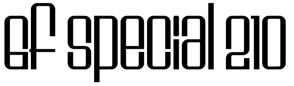 Gf Special 210 Font