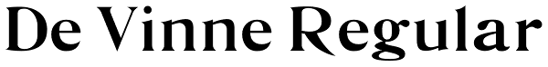 De Vinne Regular Font
