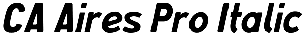 CA Aires Pro Italic Font