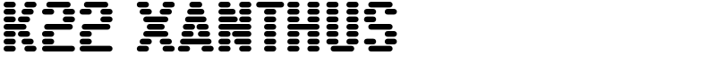 K22 Xanthus Font