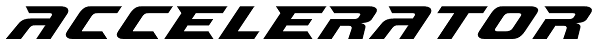 Accelerator Font